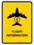 Flight Information Yellow Portrait - Wall Sign