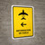 Flight Information With Left Arrow Yellow Spanish Portrait - Wall Sign