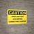 Caution: Check Battery Acid - Wall Sign