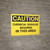 Caution: Chemical Goggles Required - Wall Sign