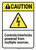 Caution: Controls Interlocks Powered From Multiple Sources - Wall Sign