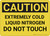 Caution: Extremely Cold Liquid Nitrogen - Wall Sign