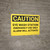 Caution: Eye Wash Station Alarm - Wall Sign