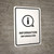 Information White Bilingual Spanish Portrait - Wall Sign