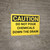 Caution: Hazard Chemicals Drain - Wall Sign