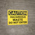 Caution: Hazardous Waste Do Not Enter - Wall Sign