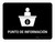 Information Desk Black Spanish Landscape - Wall Sign