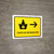 Information Desk With Right Arrow Yellow Spanish Landscape - Wall Sign