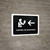 Passport Control With Left Arrow Black Spanish Landscape - Wall Sign