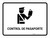 Passport Control White Spanish Landscape - Wall Sign