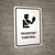 Passport Control White Portrait - Wall Sign
