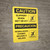 Caution: Slippery When Wet or Icy - Wall Sign