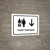 Ticket Purchase With Down Arrow White Landscape - Wall Sign