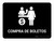 Ticket Purchase Black Spanish Landscape - Wall Sign