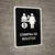 Ticket Purchase Black Spanish Portrait - Wall Sign
