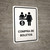 Ticket Purchase White Spanish Portrait - Wall Sign