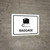 Baggage White Landscape - Wall Sign