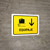 Baggage With Down Arrow Yellow Spanish Landscape - Wall Sign