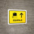 Baggage With Up Arrow Yellow Spanish Landscape - Wall Sign