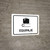 Baggage White Spanish Landscape - Wall Sign