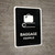 Baggage Black Bilingual Spanish Portrait - Wall Sign