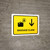 Baggage Claim With Down Arrow Yellow Landscape - Wall Sign