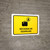 Baggage Claim Yellow Spanish Landscape - Wall Sign