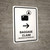 Baggage Claim With Right Arrow White Bilingual Spanish Portrait - Wall Sign