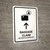 Baggage Claim With Up Arrow White Bilingual Spanish Portrait - Wall Sign
