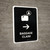 Baggage Claim With Right Arrow Black Portrait - Wall Sign