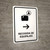Baggage Claim With Right Arrow White Spanish Portrait - Wall Sign