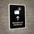 Baggage Claim With Up Arrow Black Spanish Portrait - Wall Sign