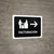 Check In With Right Arrow Black Spanish Landscape - Wall Sign