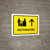 Check In With Up Arrow Yellow Spanish Landscape - Wall Sign