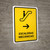 Escalators With Right Arrow Yellow Spanish Portrait - Wall Sign
