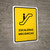 Escalators Yellow Spanish Portrait - Wall Sign
