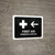 First Aid With Left Arrow Black Bilingual Spanish Landscape - Wall Sign