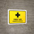 First Aid Yellow Bilingual Spanish Landscape - Wall Sign