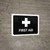 First Aid Black Landscape - Wall Sign