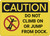 Caution: Do Not Climb On Or Jump From Dock - Wall Sign