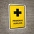 First Aid Yellow Spanish Portrait - Wall Sign