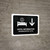 Hotel Information With Down Arrow Black Bilingual Spanish Landscape - Wall Sign
