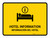 Hotel Information Yellow Bilingual Spanish Landscape - Wall Sign