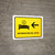 Hotel Information With Left Arrow Yellow Spanish Landscape - Wall Sign