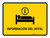 Hotel Information Yellow Spanish Landscape - Wall Sign