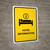 Hotel Information Yellow Portrait - Wall Sign