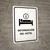 Hotel Information White Spanish Portrait - Wall Sign