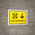Meeting Point With Down Arrow Yellow Spanish Landscape - Wall Sign