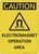 Caution: Electromagnet Operation Area - Wall Sign