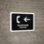 Telephone With Left Arrow Black Bilingual Spanish Landscape - Wall Sign